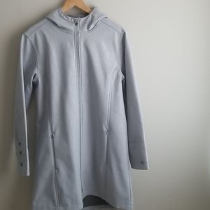 Powder blue lined seasonal rain/weather jacket XL